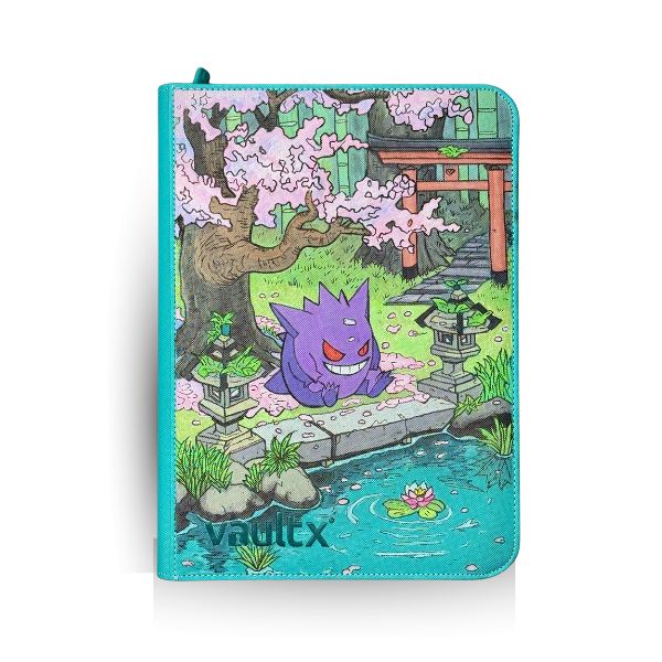 Gengar Hand Painted TCG Pokemon Binder