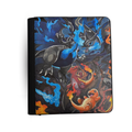 Hand Painted Mega Chaizard Pokemon Binder