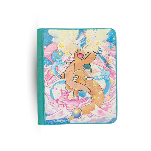 Hand Painted Pokemon TCG Binder Dragonite